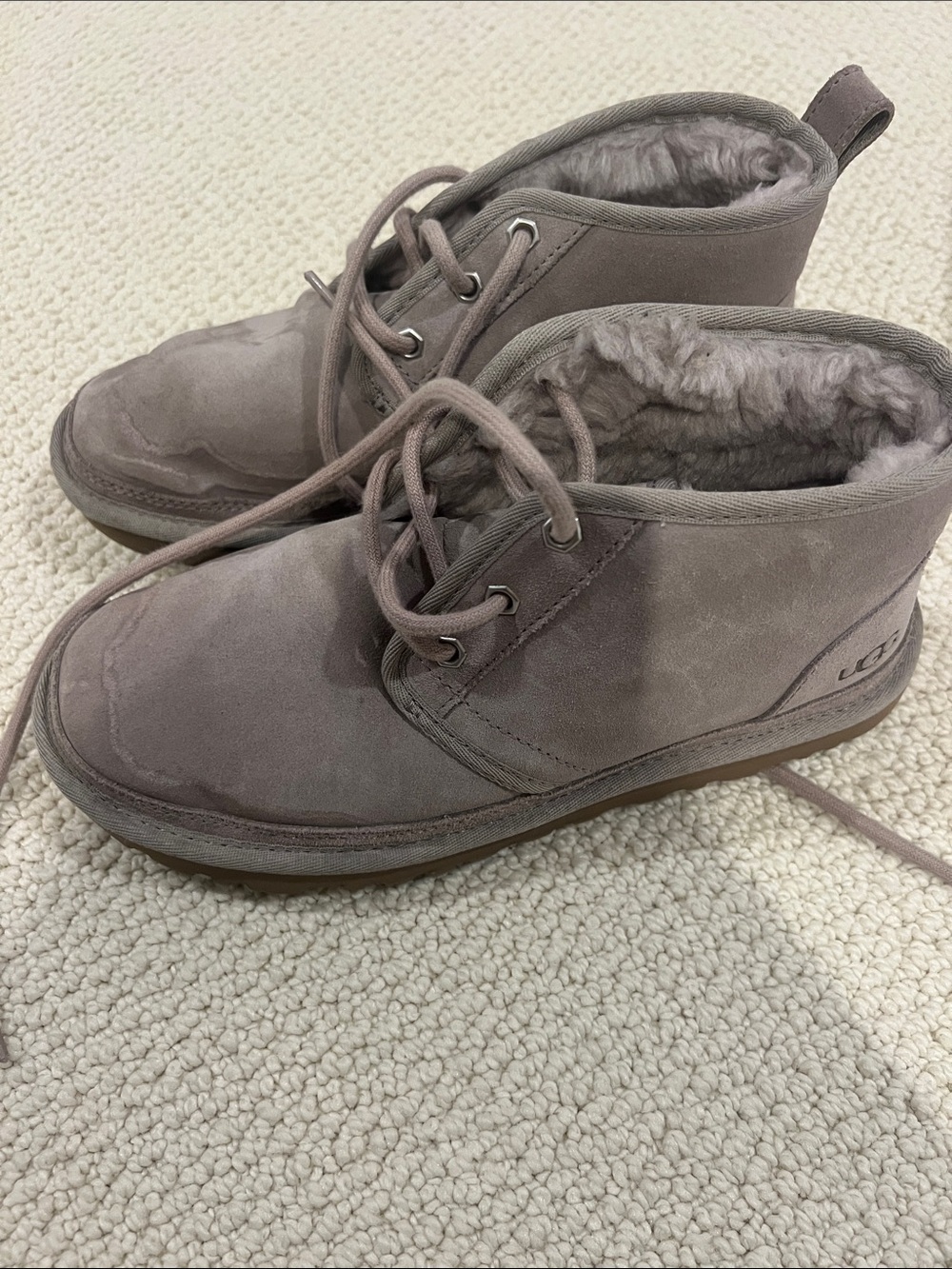 UGG Neumel Suede Ankle Boot in Taupe